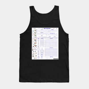 What's on your fridge? Multilingual Alphabet 1.0 Tank Top